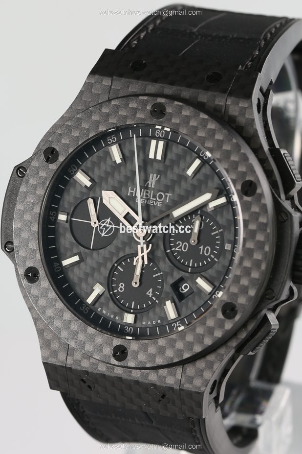 IMG_9086 Hublot Big Bang 44 mm Mens watch Unisex Automatic Carbon 301.QX.1724.RX. 3