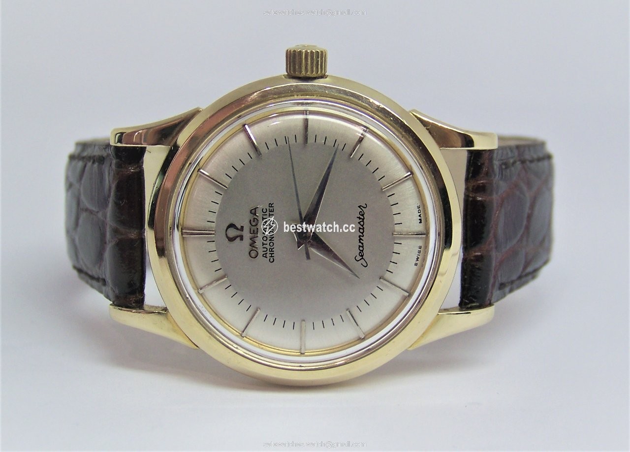 IMG_9086 Omega Seamaster Mens watch Unisex Manual winding Yellow gold 9082 3