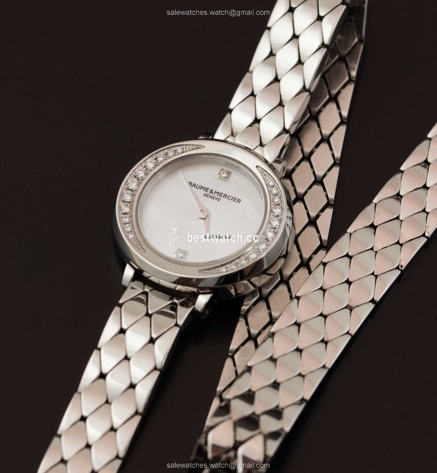 IMG_9086 Baume & Mercier Promesse Womens watch Quartz Steel M0A10289 3