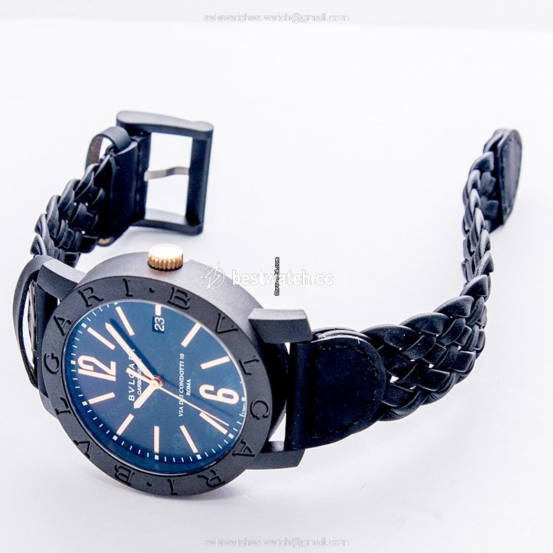 IMG_9086 Bulgari Mens watch Unisex Automatic Carbon 102632 3
