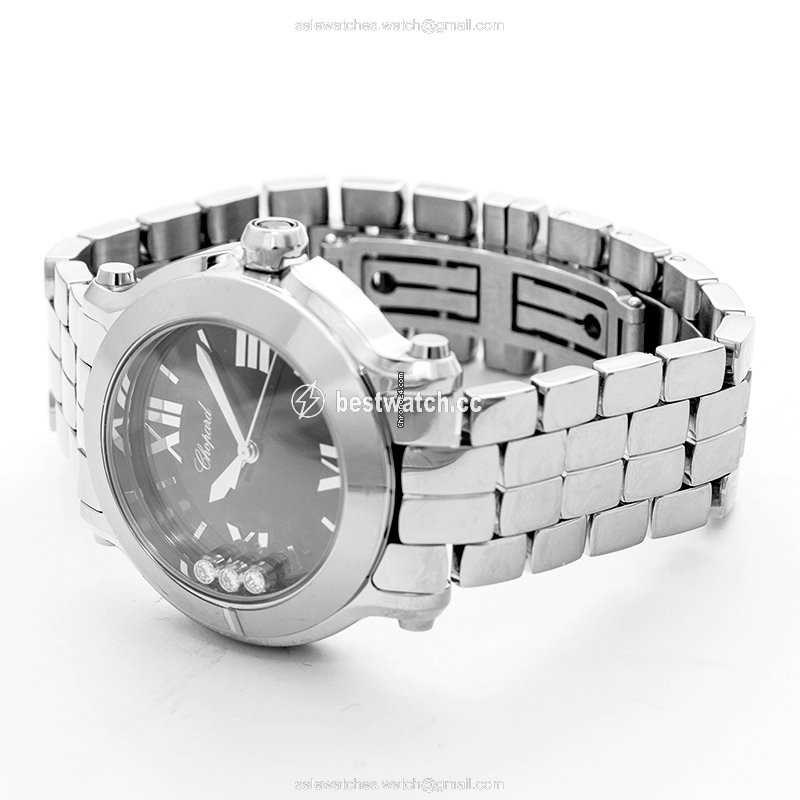 IMG_9086 Chopard Happy Sport Womens watch Quartz Steel 278477-3014 3