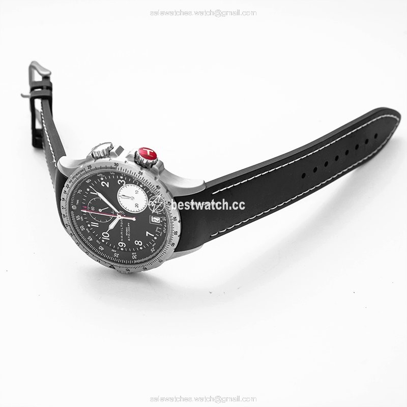 Hamilton Khaki Aviation Mens watch Unisex Quartz Steel H77612333 3