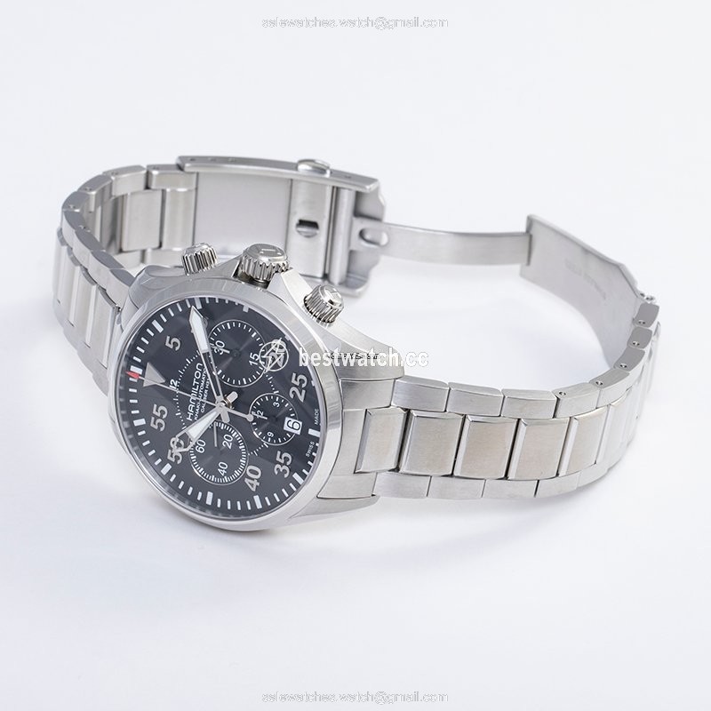 IMG_9086 Hamilton Khaki Pilot Mens watch Unisex Automatic Steel H64666135 3