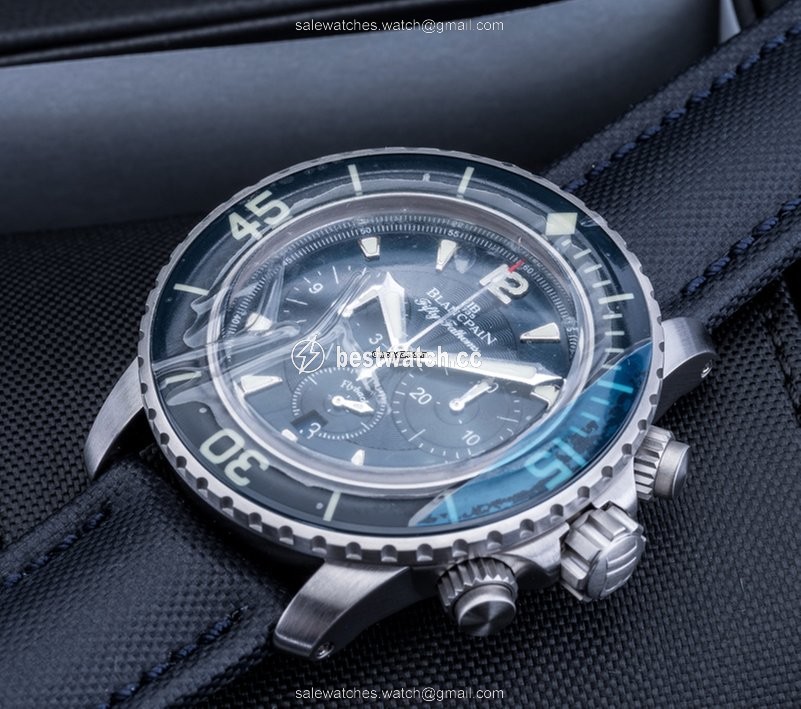 IMG_9086 Blancpain Fifty Fathoms Mens watch Unisex Automatic Steel 5085FB-1140-52B 3