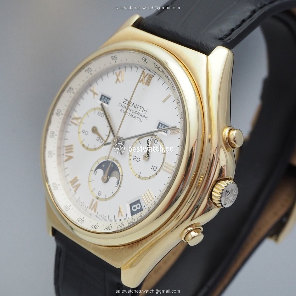 Zenith El Primero Mens watch Unisex Automatic Yellow gold 30 0460 412, 30.0160.418 3