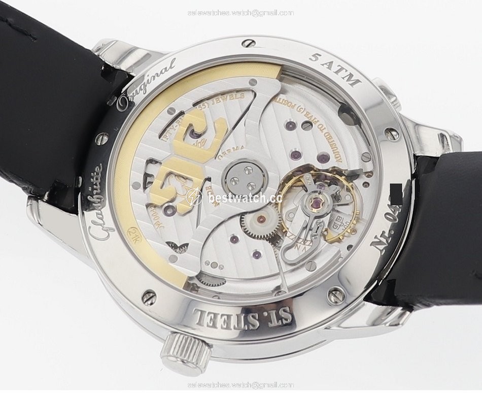 IMG_9086 Glashutte Original Senator Panorama Date Moon Phase Mens watch Unisex Automatic Steel 100-04-04-02-04 3