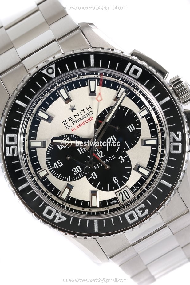 IMG_9086 Zenith El Primero Stratos Flyback Mens watch Unisex Automatic Steel 30.2062.405 3