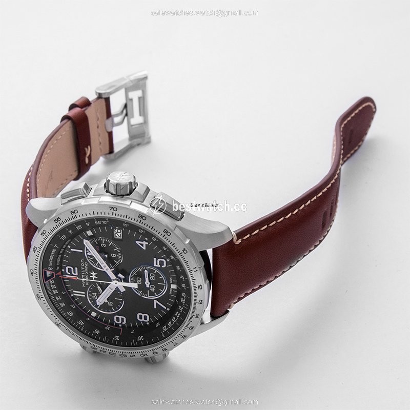 Hamilton Khaki X-Wind Mens watch Unisex Quartz Steel H77912535 3