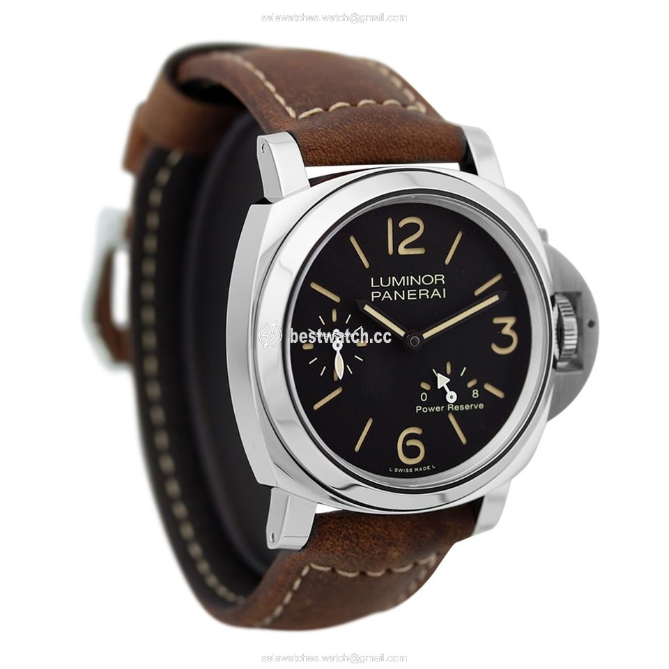 IMG_9086 Panerai Luminor Power Reserve Mens watch Unisex Manual winding Steel PAM00795 or PAM795 3