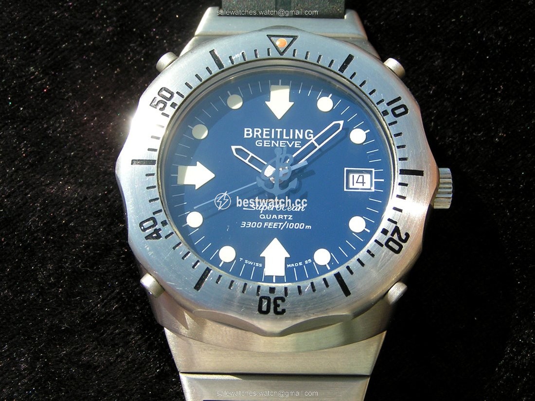 IMG_9086 Breitling Superocean Mens watch Unisex Quartz Steel 81190 3