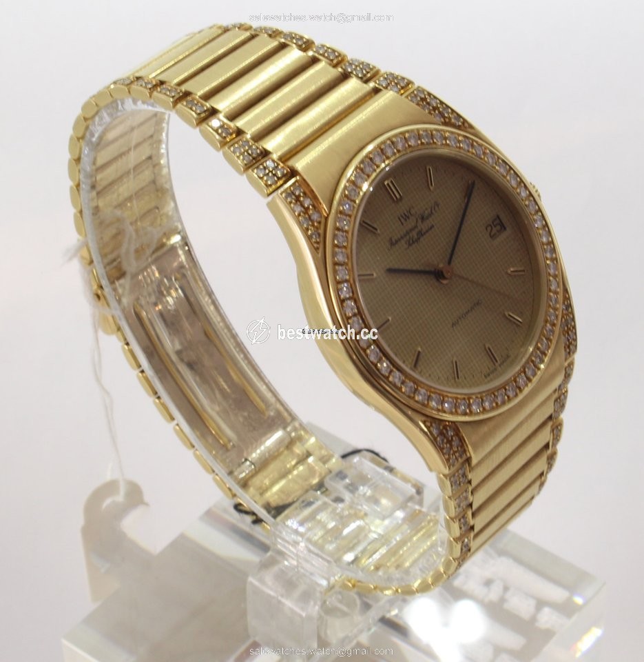 IMG_9086 IWC Ingenieur Mens watch Unisex Automatic Yellow gold 910 3