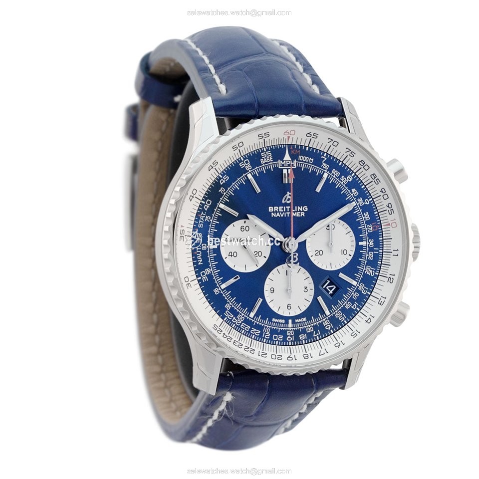 IMG_9086 Breitling Navitimer 01 (46 MM) Mens watch Unisex Automatic Steel AB0127211C1P1 (formerly AB012721.C889.747P.A20D.1) 3