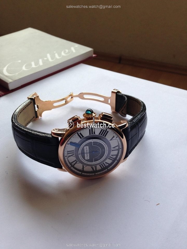 IMG_9086 Cartier Rotonde de Cartier Mens watch Unisex Automatic Rose gold W1555951 3