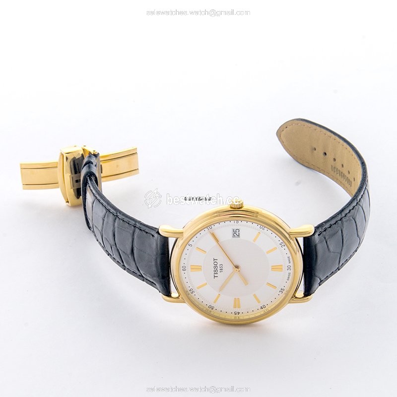 IMG_9086 Tissot Carson Mens watch Unisex Quartz Yellow gold T907.410.16.031.00 3