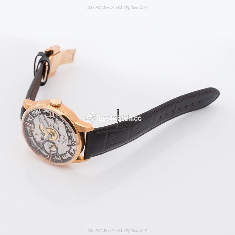 Tissot Chemin de Tourelles Mens watch Unisex Manual winding Steel T099.405.36.418.00 3
