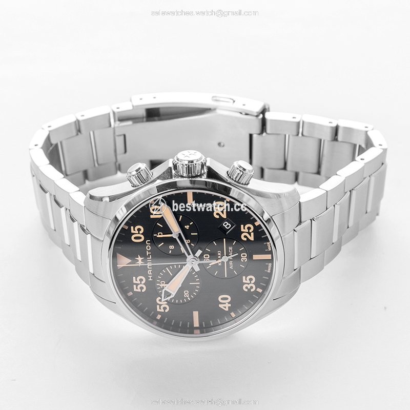 IMG_9086 Hamilton Khaki Aviation Mens watch Unisex Quartz Steel H76722131 3