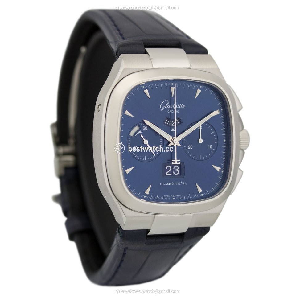 IMG_9086 Glashutte Original Seventies Chronograph Panorama Date Mens watch Unisex Automatic Steel 1-37-02-03-02-50 or 37-02-03-02-50 3