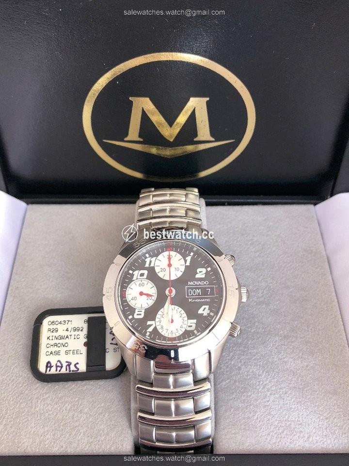 Movado Kingmatic Mens watch Unisex Automatic Steel Ref. 0604371-84-G5-0897 -R29-4 992 3