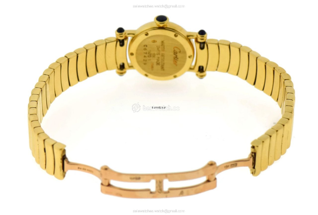 IMG_9086 Cartier Diabolo Womens watch Quartz Yellow gold 1470 3