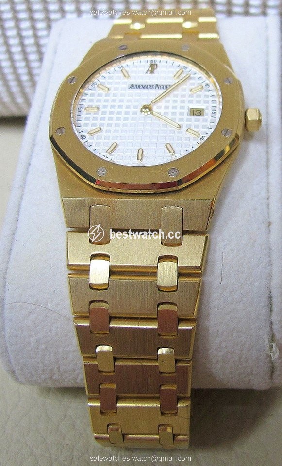 IMG_9086 Audemars Piguet Royal Oak Mens watch Unisex Quartz Yellow gold 56175.BA.OO.0789BA.03 3