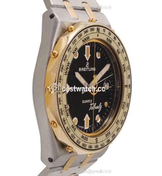 Breitling Mens watch Unisex Quartz Gold Steel 80770 3