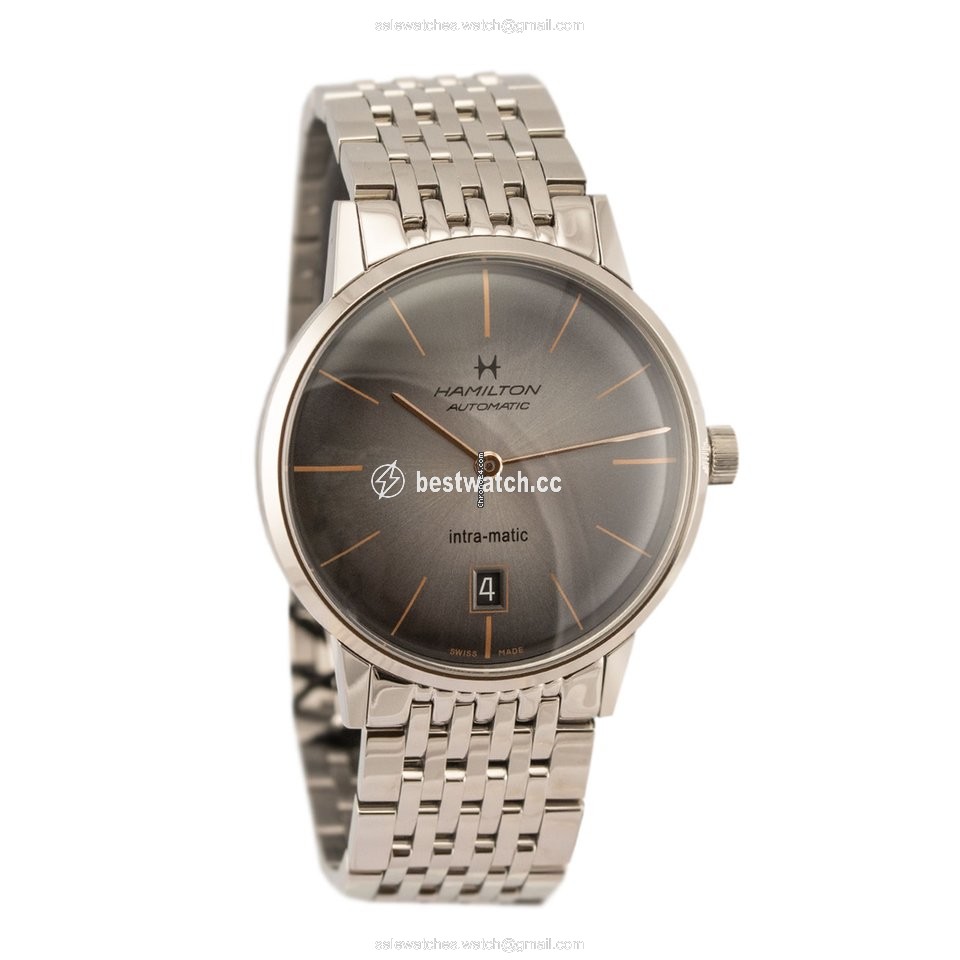 IMG_9086 Hamilton Intra-Matic Mens watch Unisex Automatic Steel H38455181 3