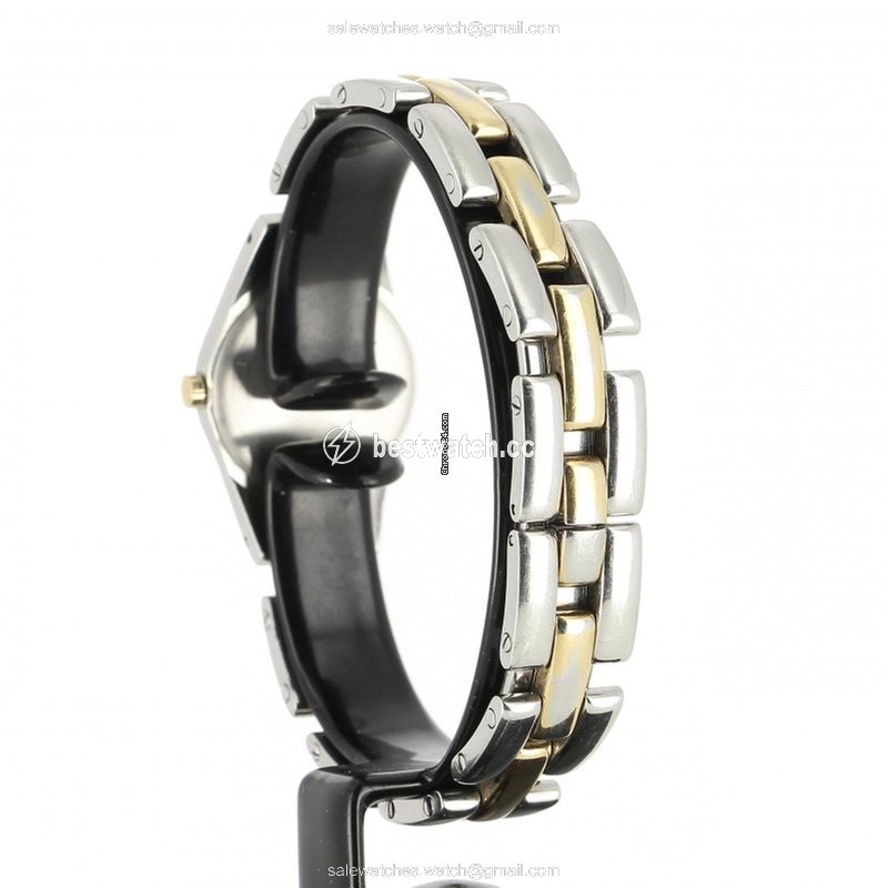IMG_9086 Baume & Mercier Linea Womens watch Quartz Gold Steel MV045161 3