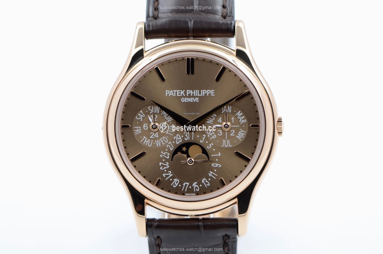 IMG_9086 Patek Philippe Perpetual Calendar Mens watch Unisex Automatic Rose gold 5140R-001 3