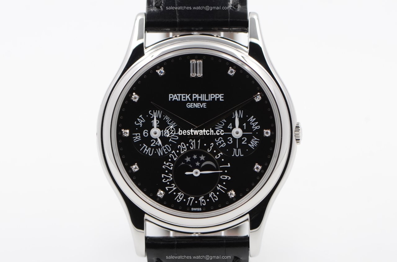 IMG_9086 Patek Philippe Perpetual Calendar Mens watch Unisex Automatic Platinum 5140P-013 3