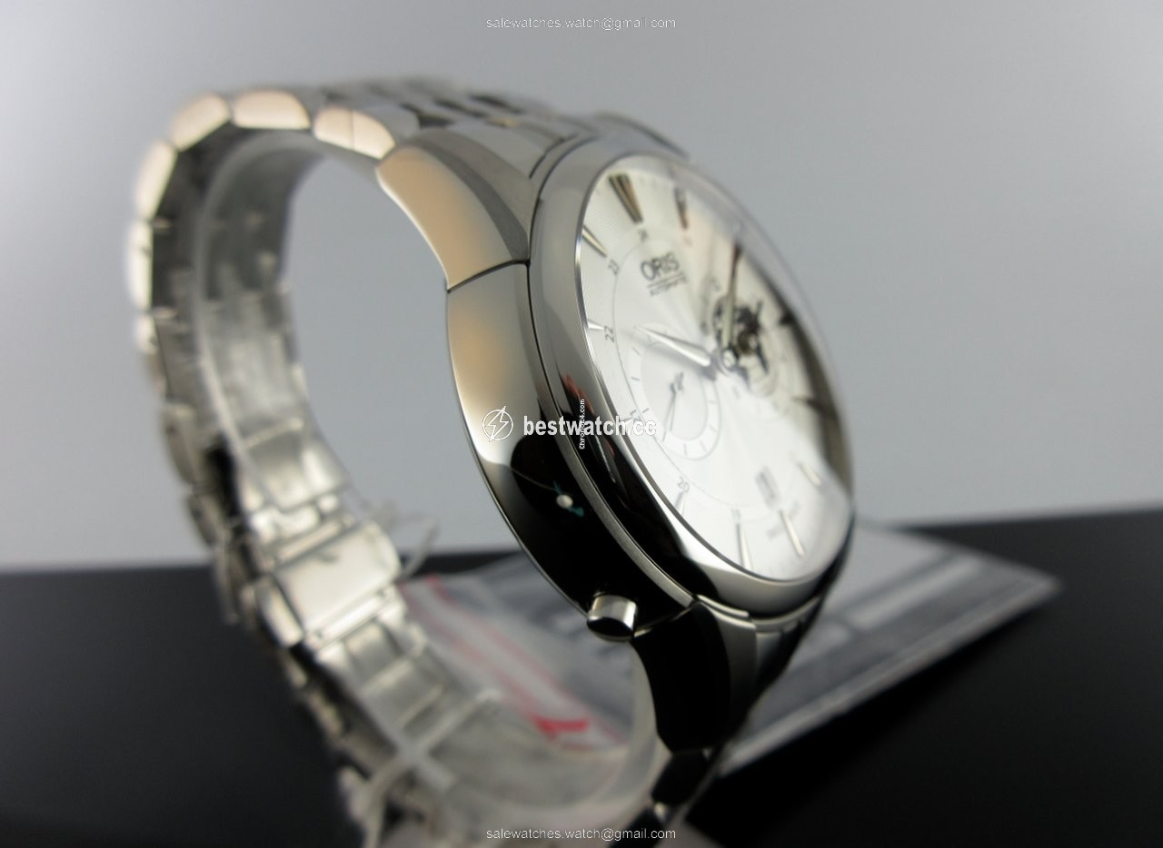 IMG_9086 Oris Artelier Worldtimer Mens watch Unisex Automatic Steel 01 690 7690 4081-Set MB 3