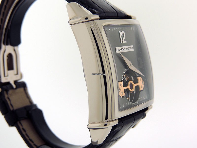 IMG_9081 Girard Perregaux Vintage 1945 Mens watch Unisex Automatic White gold 9985 Replica 4