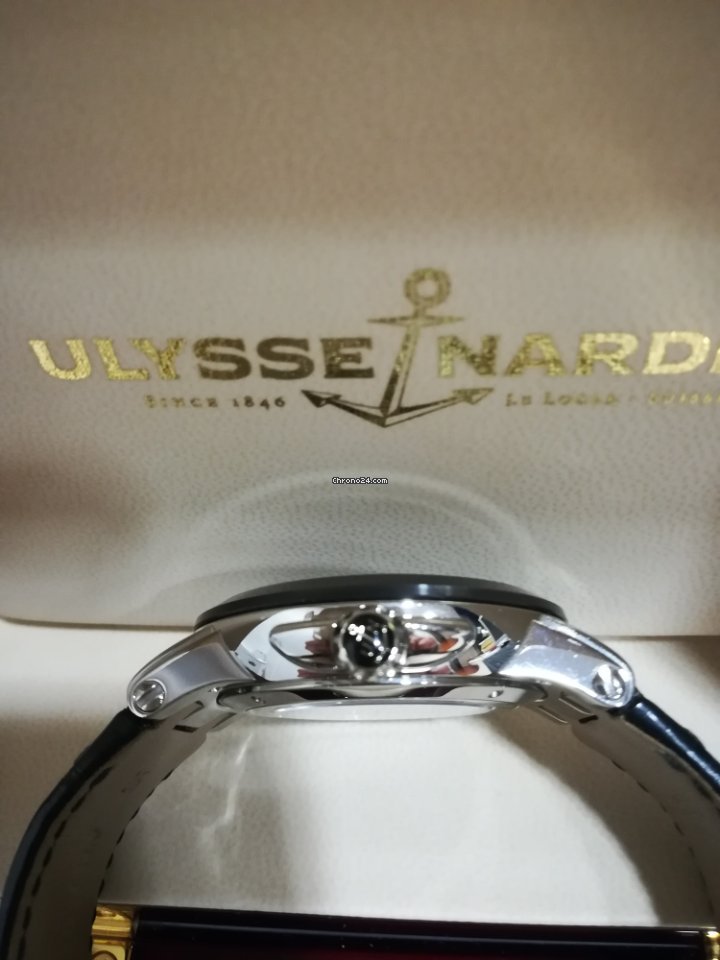IMG_9081 Ulysse Nardin Executive Dual Time Mens watch Unisex Automatic Steel 243-00-3 42 Replica 4