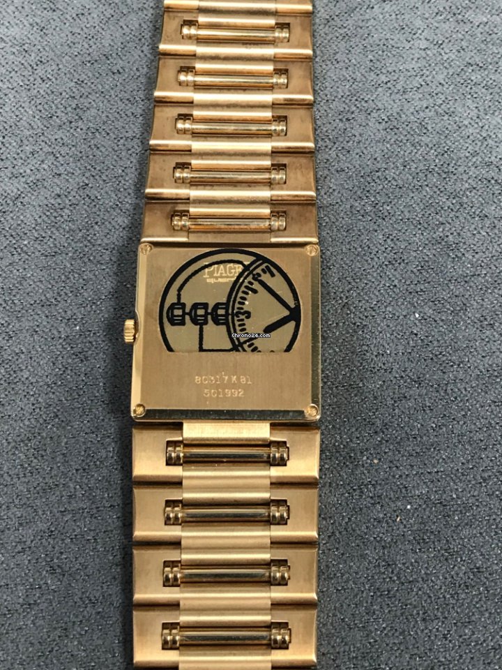 IMG_9081 Piaget Dancer Mens watch Unisex Quartz Yellow gold 1GOA01817 Replica 4
