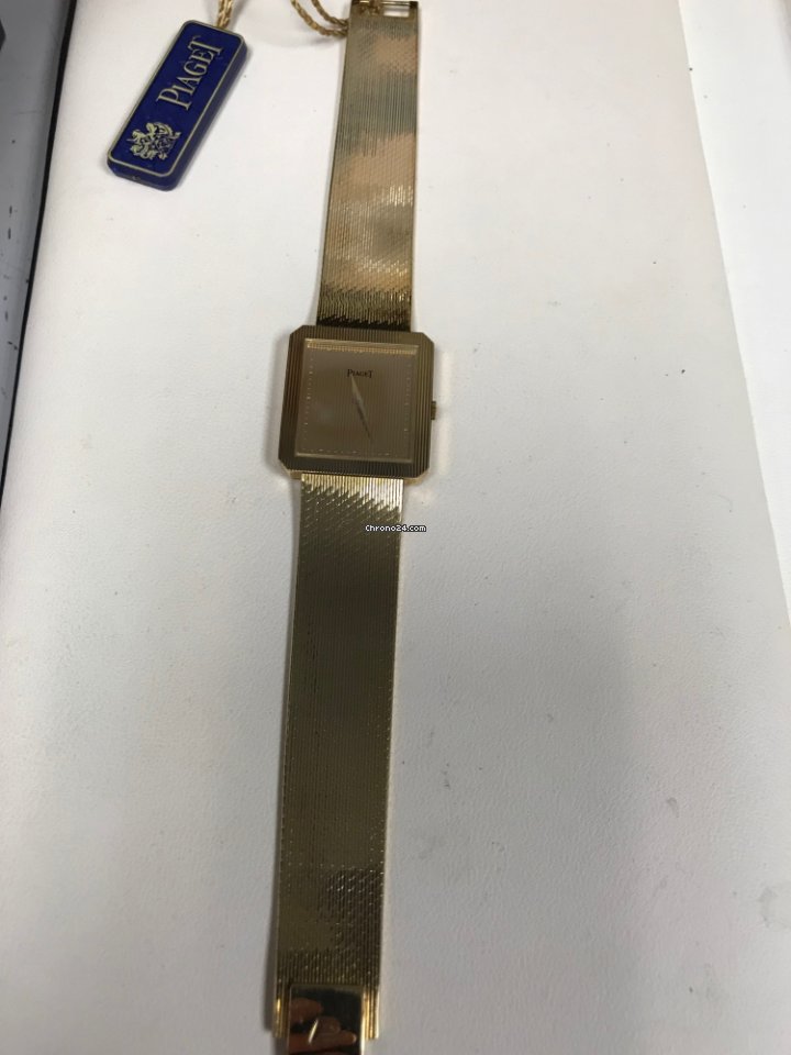 Piaget Protocole Mens watch Unisex Quartz Yellow gold 8154-B12 Replica 4