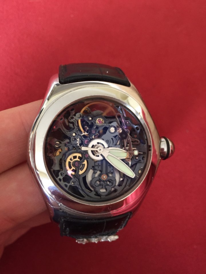 IMG_9081 Corum Bubble Mens watch Unisex Steel 082.130.20 Replica 4