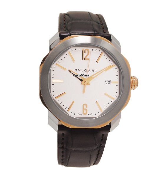 IMG_9081 Bulgari Octo Mens watch Unisex Automatic Gold Steel OC41C6SPGLD Replica 4
