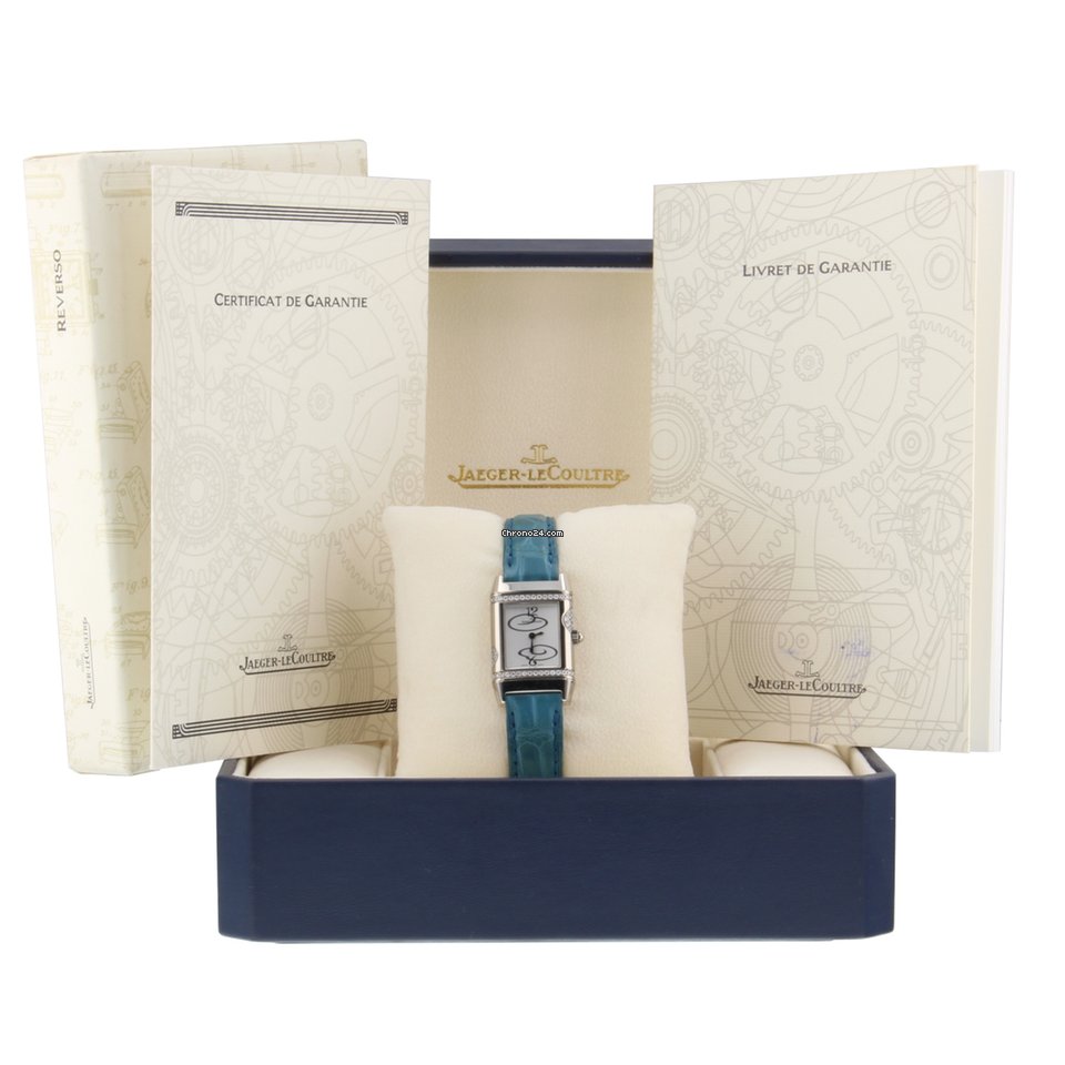 IMG_9081 Jaeger-LeCoultre Reverso Womens watch Quartz White gold Q2653409 Replica 4