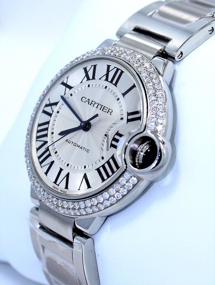 IMG_9081 Cartier Ballon Bleu 36mm Mens watch Unisex Automatic Steel W690046 Replica 4