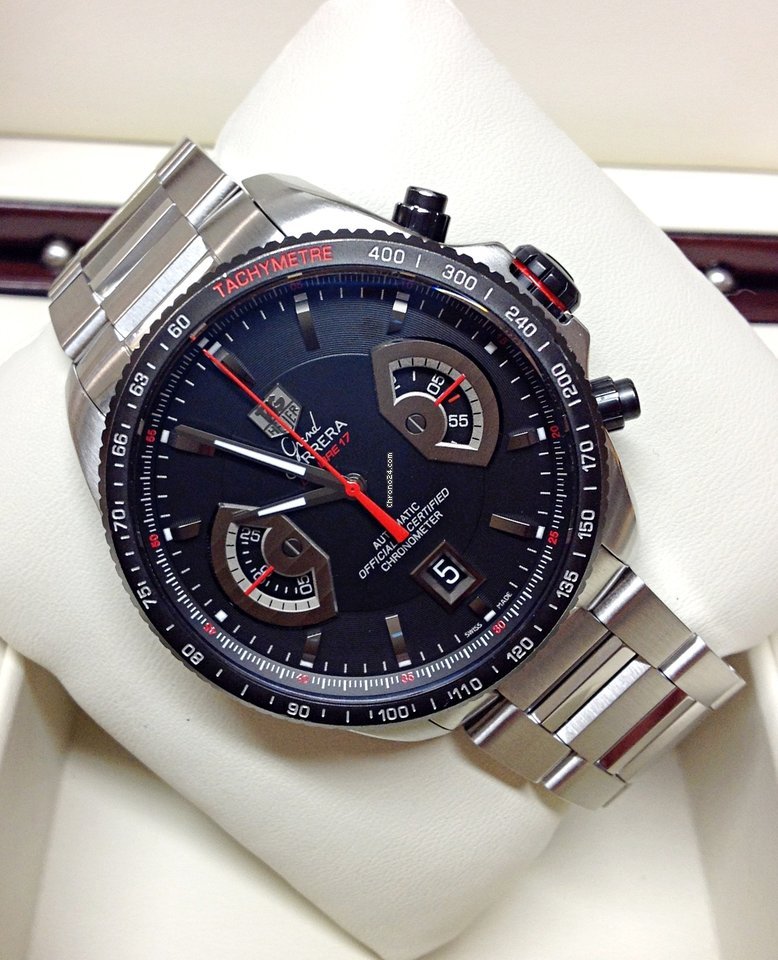IMG_9081 TAG Heuer Grand Carrera Mens watch Unisex Automatic Steel CAV511C Replica 4