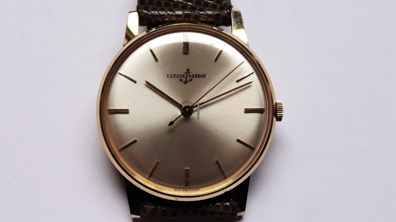 IMG_9081 Ulysse Nardin Mens watch Unisex Manual winding Yellow gold 5655 12 Replica 4
