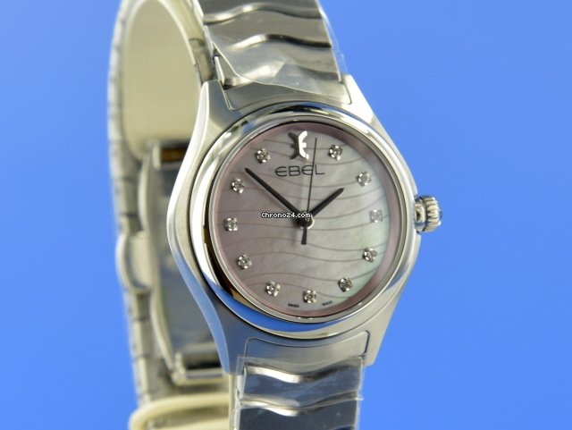 IMG_9081 Ebel Wave Womens watch Quartz Steel 1216268 Replica 4