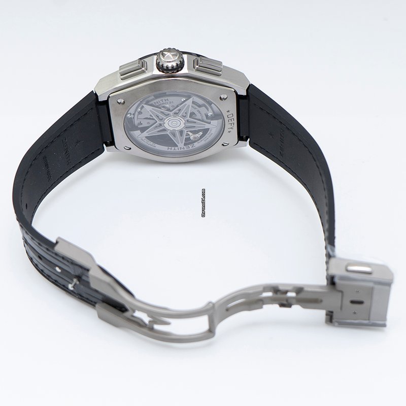 IMG_9081 Zenith Defy El Primero Mens watch Unisex Automatic Titanium 95.9005.9004 01.R582 Replica 4
