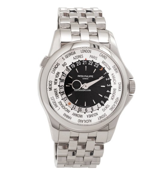 IMG_9081 Patek Philippe World Time Mens watch Unisex Automatic White gold 5130 1G-010 Replica 4