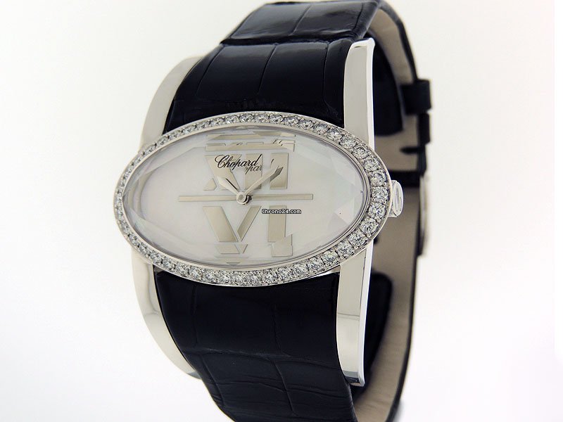 IMG_9081 Chopard Happy Diamonds Womens watch Quartz White gold 134578 Replica 4
