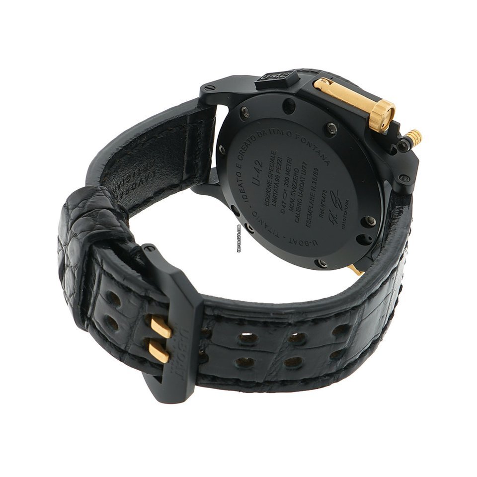 IMG_9081 U-Boat U-42 Mens watch Unisex Automatic Titanium 6473 Replica 4