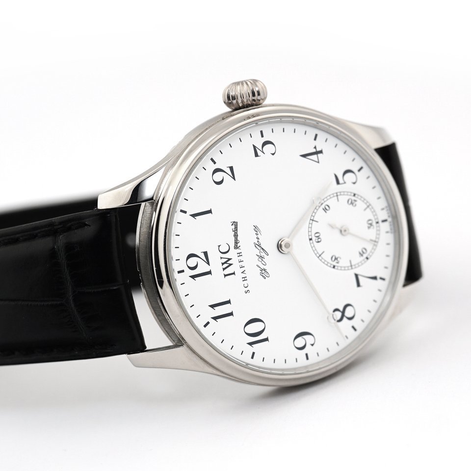 IMG_9081 IWC Portuguese Hand-Wound Mens watch Unisex Manual winding Platinum IW544202 Replica 4