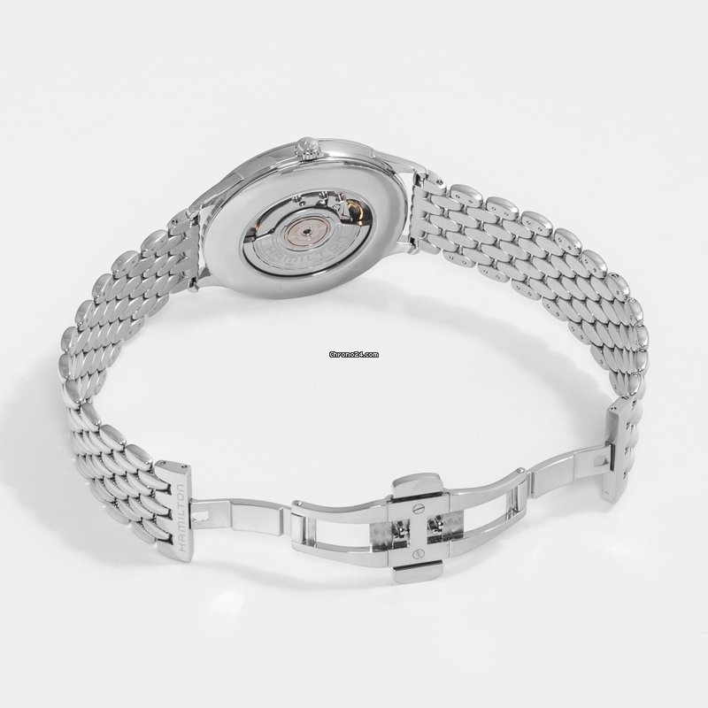 IMG_9081 Hamilton Jazzmaster Thinline Mens watch Unisex Automatic Steel H38525141 Replica 4