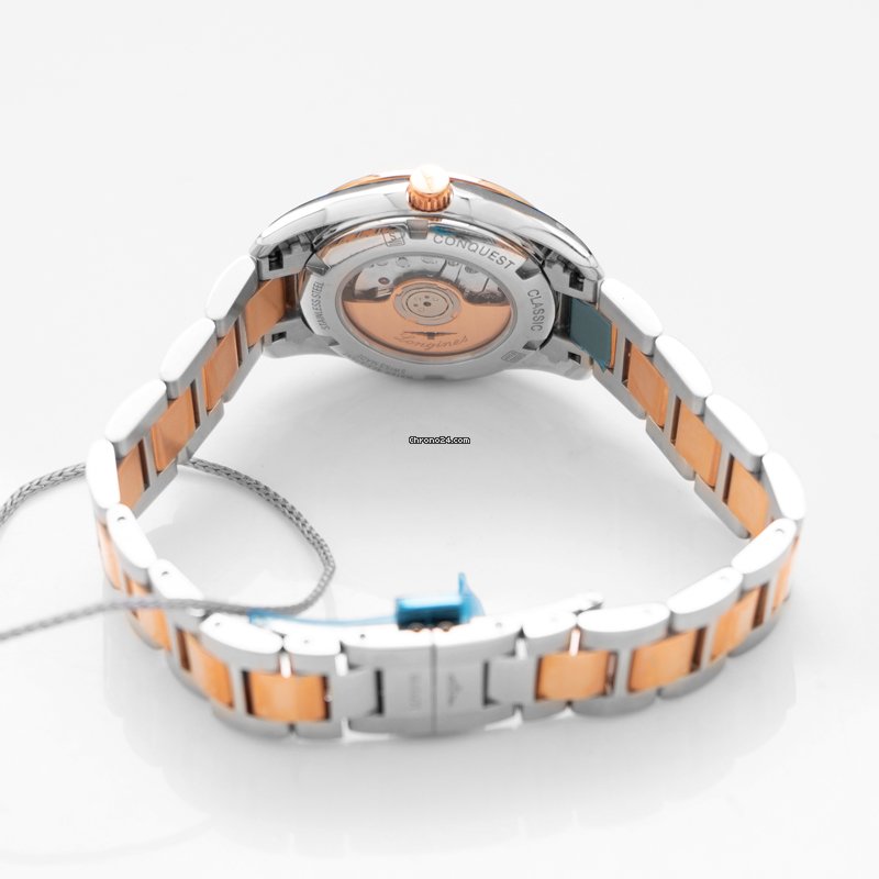IMG_9081 Longines Conquest Classic Womens watch Automatic Steel L22855567 Replica 4