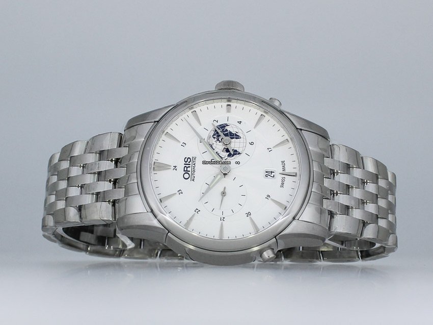 Oris Artelier Worldtimer Mens watch Unisex Automatic Steel 01 690 7690 4081 Replica 4