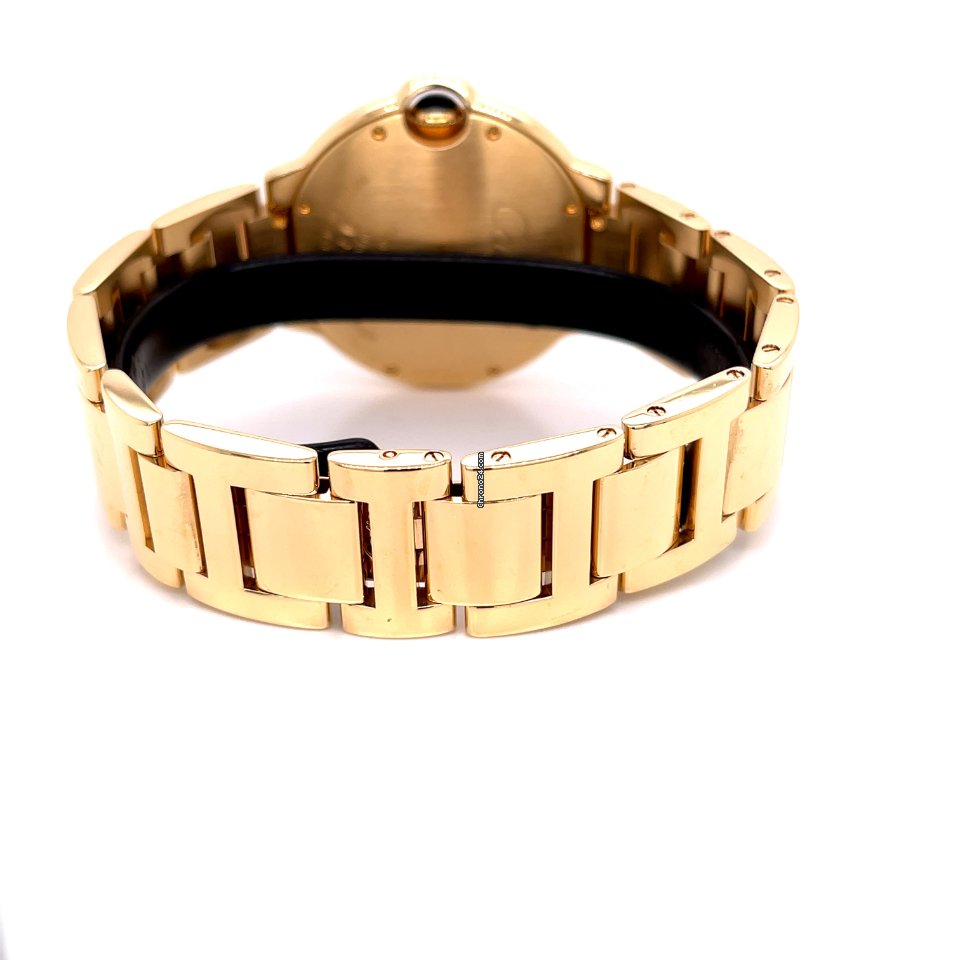 IMG_9081 Cartier Ballon Bleu 36mm Womens watch Automatic Yellow gold WE9004Z3 Replica 4